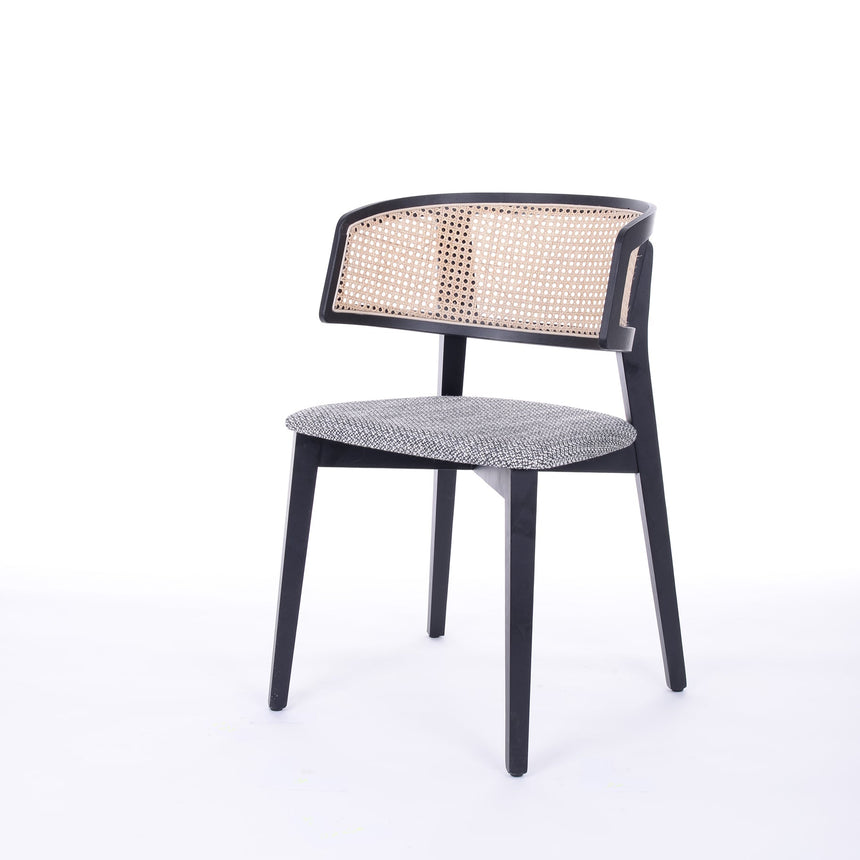 Silla de comedor Sharon ALC - con tapizado/tinte opcional