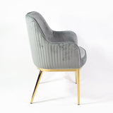 KL Nolan prémium étkezőszék szürke színben