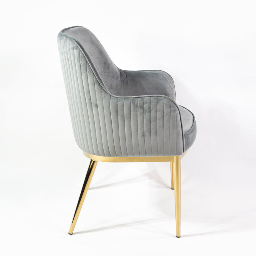 KL Nolan prémium étkezőszék szürke színben