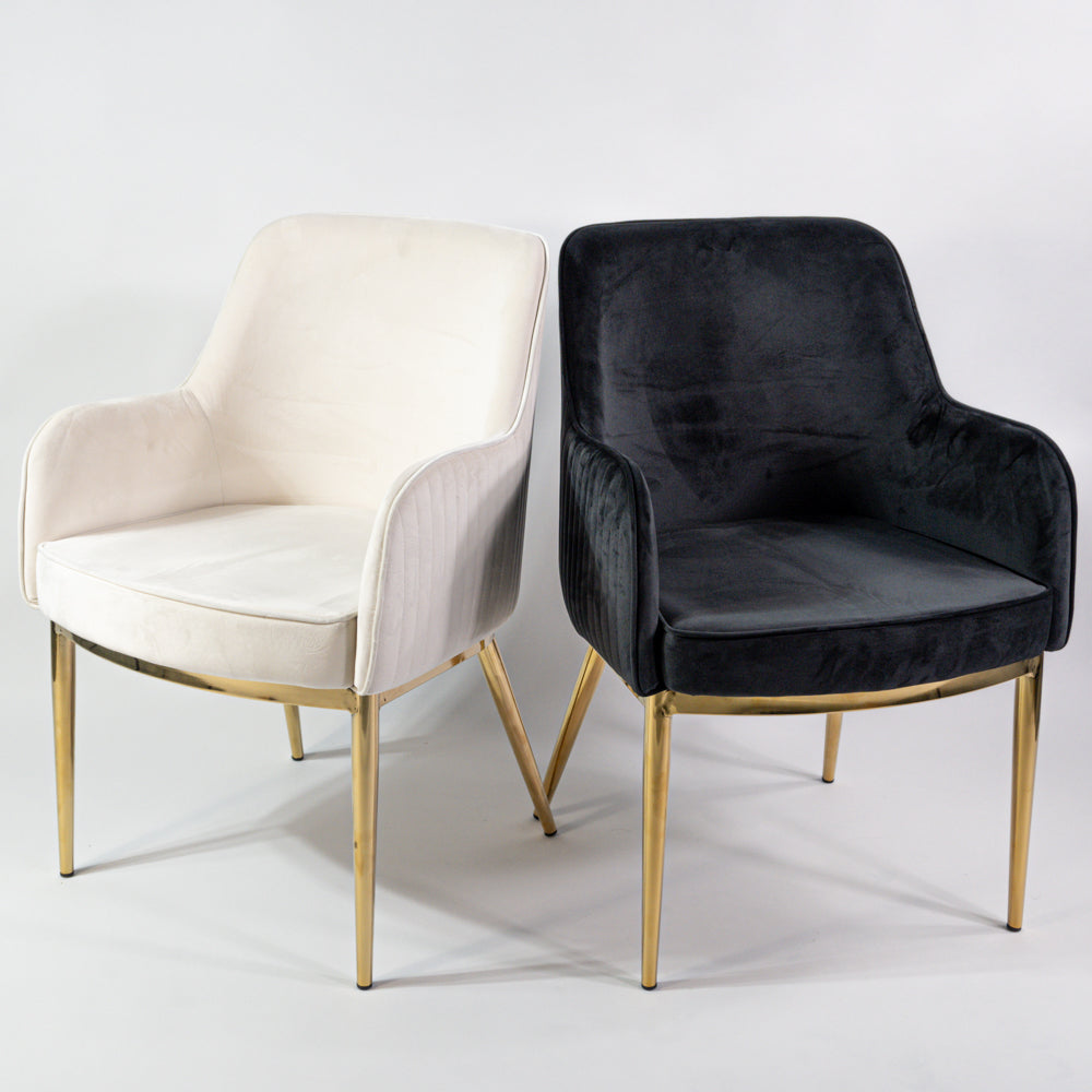 Silla de comedor premium KL Nolan en color negro