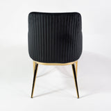 Silla de comedor premium KL Nolan en color negro