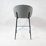 KL Lily kényelmes bárszék 65 cm szürke színben, fekete vázzal