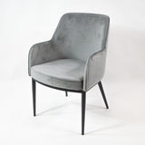 Silla de comedor premium KL Nolan en gris, edición de invierno