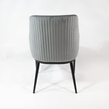 Silla de comedor premium KL Nolan en gris, edición de invierno