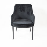 Silla de comedor premium KL Nolan en negro, edición limitada