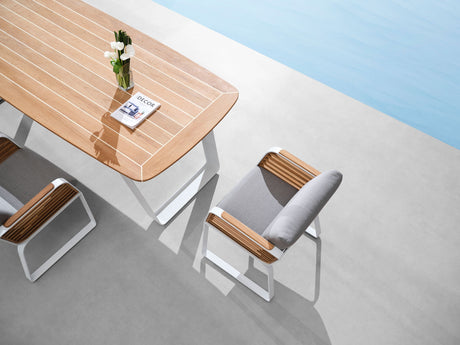 Conjunto de comedor de jardín Higold Wing de 6 plazas - Yate con adhesivo