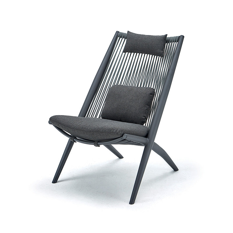 Sillón de exterior Grattoni Bahza antracita