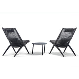 Sillón de exterior Grattoni Bahza antracita