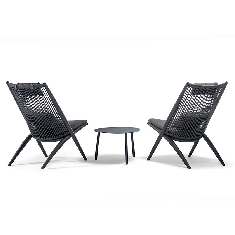 Sillón de exterior Grattoni Bahza antracita