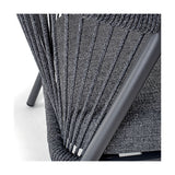 Grattoni Cordoba kerti garnitúra 4 személyes, antracit színben