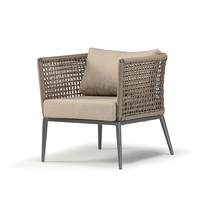 Grattoni Cuba kerti garnitúra 4 személyes, antracit színben