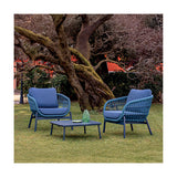 Grattoni Elba kerti garnitúra 4 személyes kék színben