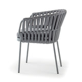 Silla de patio exterior Grattoni Soho titanio