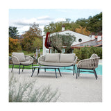 Conjunto de jardín Grattoni Tahiti para 4 personas en beige