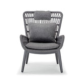 Sillón de exterior Grattoni Tropea antracita