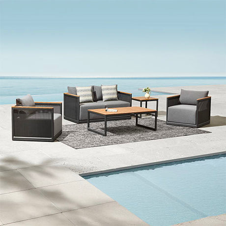 Conjunto de sofás de jardín de 4 plazas Higold Haven