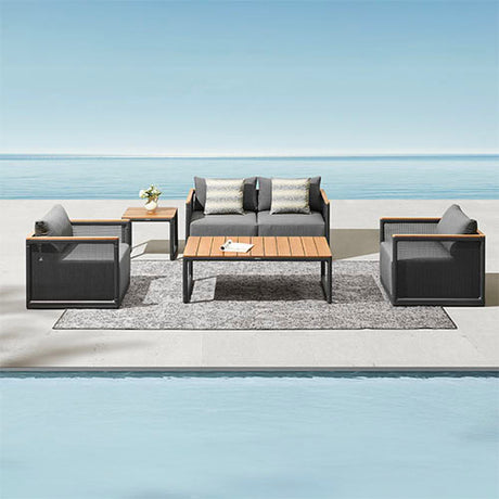 Conjunto de sofás de jardín de 4 plazas Higold Haven