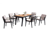 Higold Emoti – Conjunto de comedor de jardín de 6 plazas