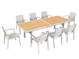 Higold Nofi - 10 személyes  kerti étkezőszett bézs színben