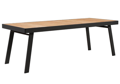 Juego de comedor de jardín Higold York de 10 plazas, negro