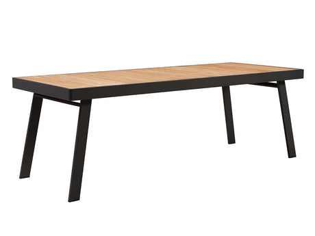 Conjunto de comedor de jardín Higold York de 6 plazas, negro