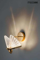 Lámpara de pared Butterfly S dorada