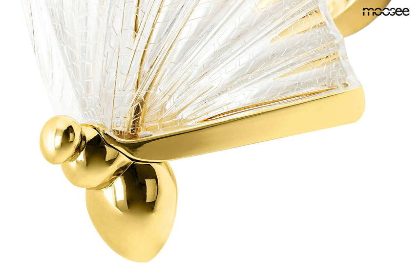 Lámpara de pared Butterfly S dorada