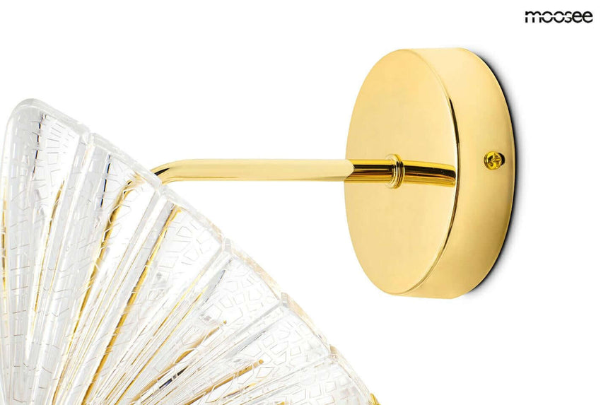 Lámpara de pared Butterfly S dorada