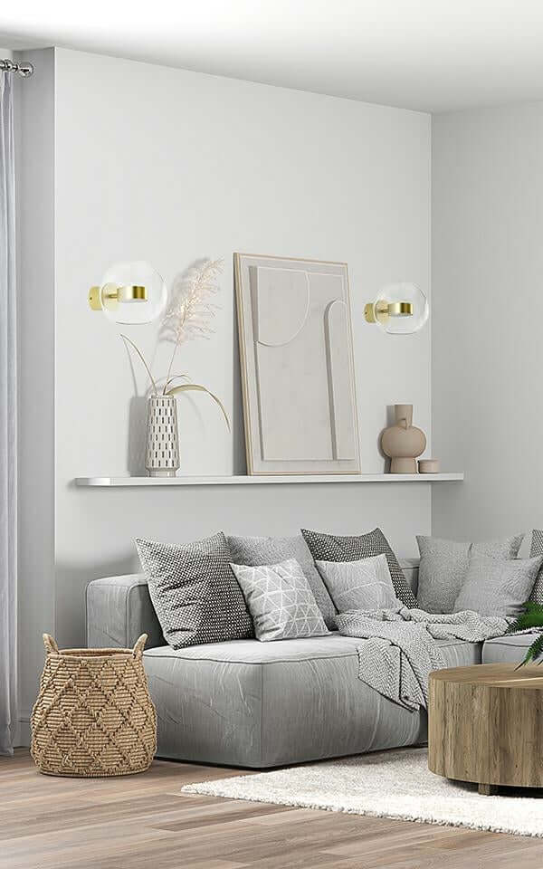 Lámpara de pared Capri Wall 1 dorada