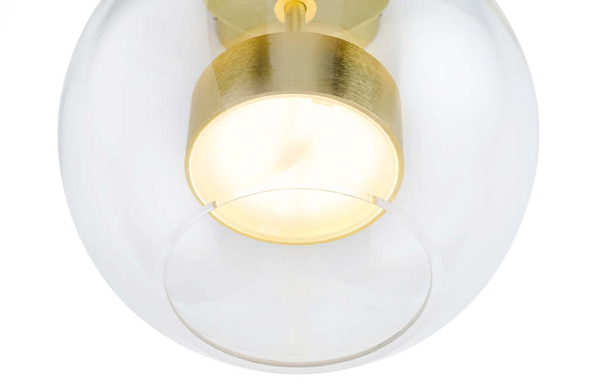 Lámpara de pared dorada Capri Wall