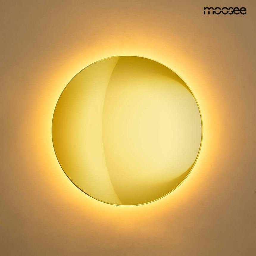 Lámpara de pared Shadow Sun 25 dorada