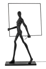 Lámpara de pie Human Square – fibra de vidrio