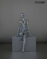 Estatua/lámpara de pie de Cyber ​​Woman