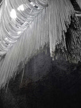 Lámpara colgante Atlanta Long – aluminio, acero