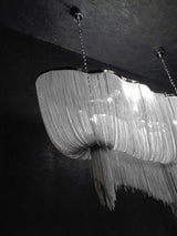 Lámpara colgante Atlanta Long – aluminio, acero