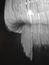 Lámpara colgante Atlanta Long – aluminio, acero