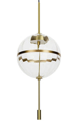 Chaplin 300 függőlámpa réz – LED, üveg