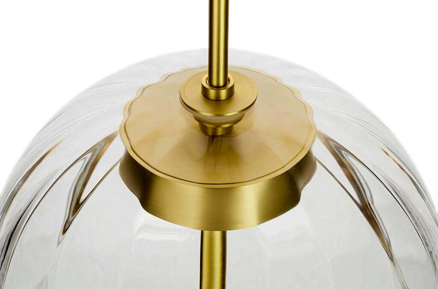 Chaplin 300 függőlámpa réz – LED, üveg