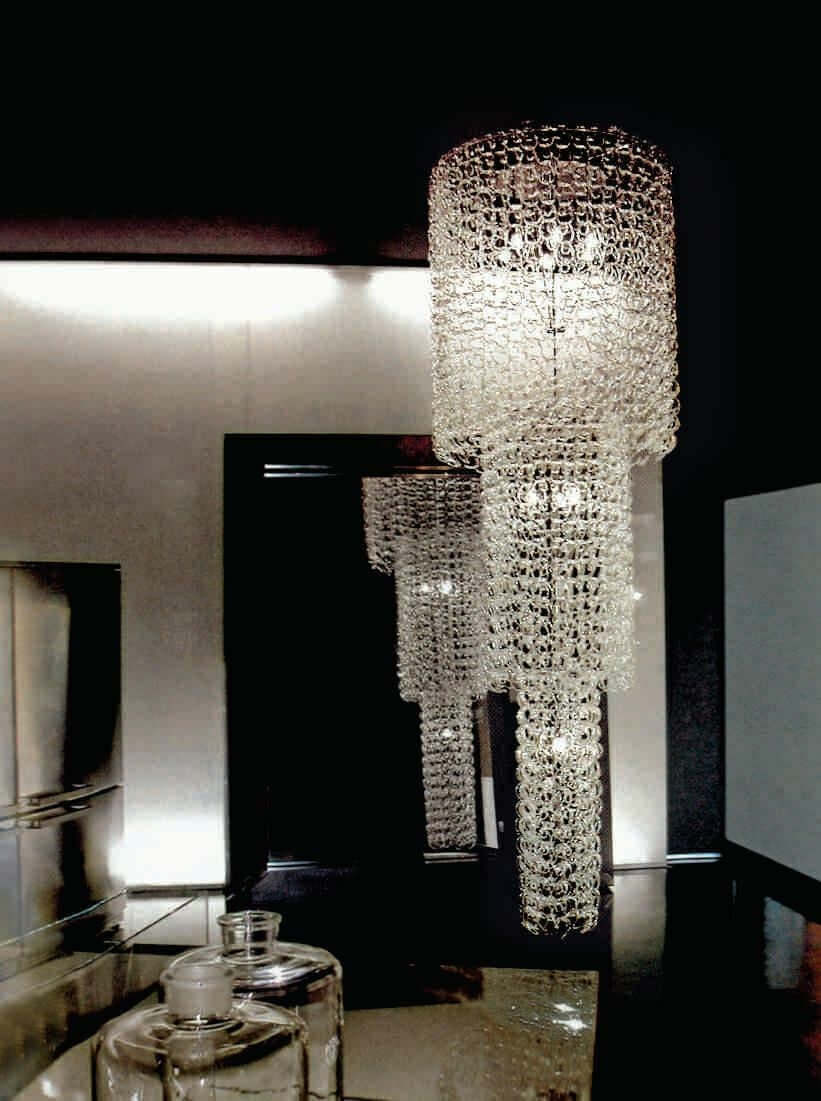 Clp-S6 függesztett lámpa – üveg, karbonacél