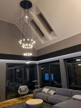 Flusso 43 Grande függőlámpa fekete