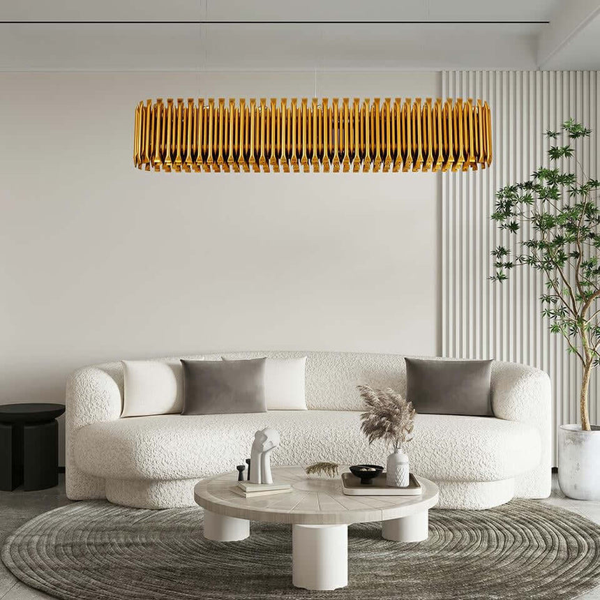 Galliano Long függőlámpa sötétarany – alumínium, szénacél