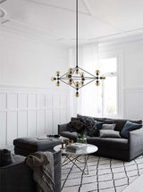 Planetario 15 fekete függesztett lámpa – füstüveg búrával