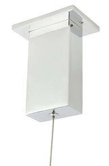 Lámpara colgante Ring 100 plateada – LED, acero pulido