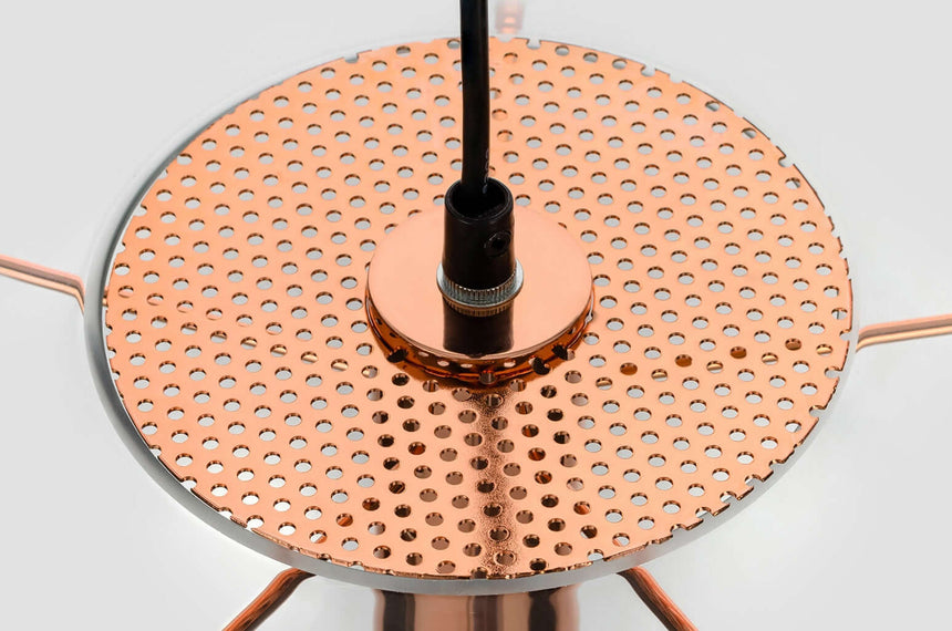 Sandra 20 függőlámpa réz – üveg, fém