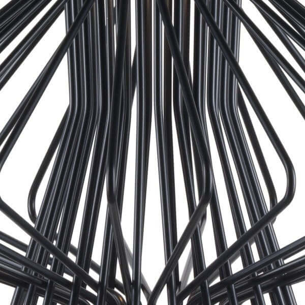 Straw függesztett lámpa szürke – karbonacél