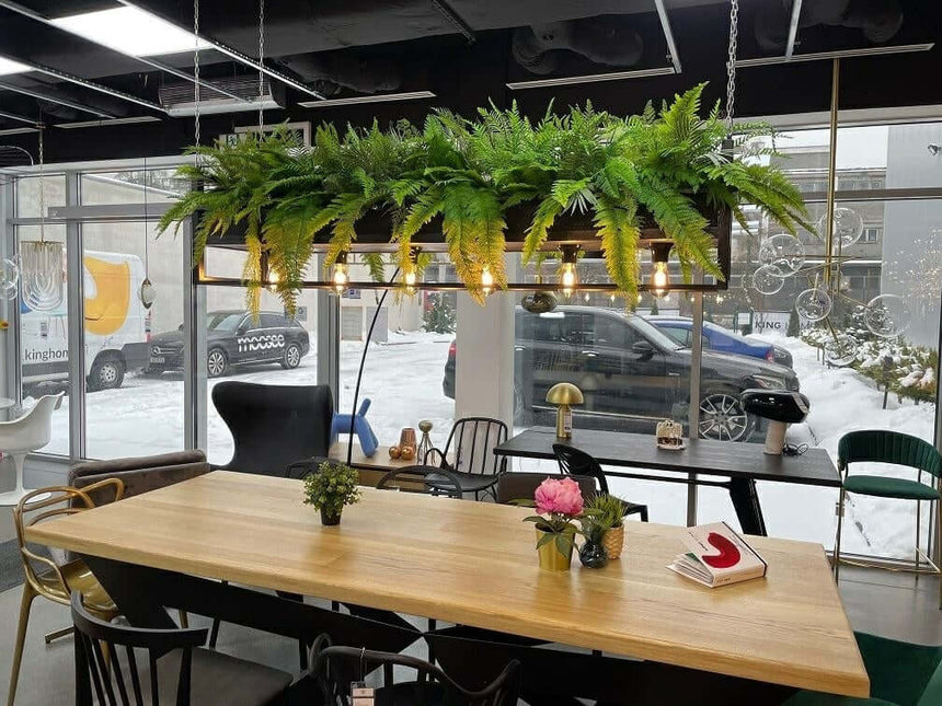 Lámpara colgante industrial Semira 180 / estilo floral