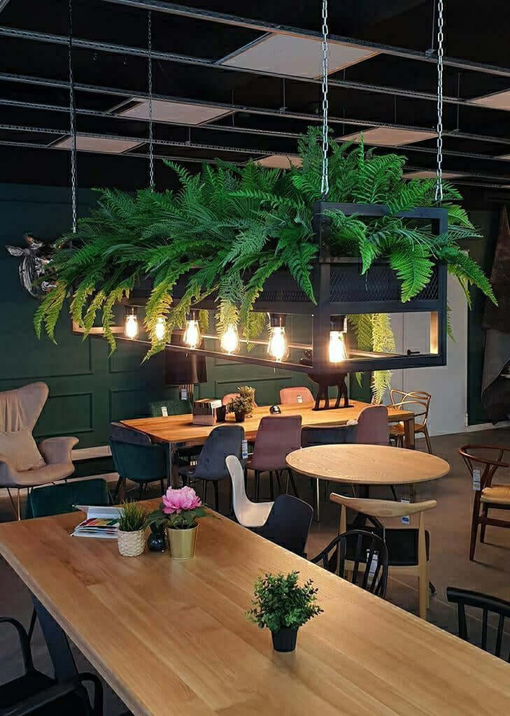 Lámpara colgante industrial Semira 180 / estilo floral