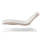 Grattoni Leaf napozóágy, fehér