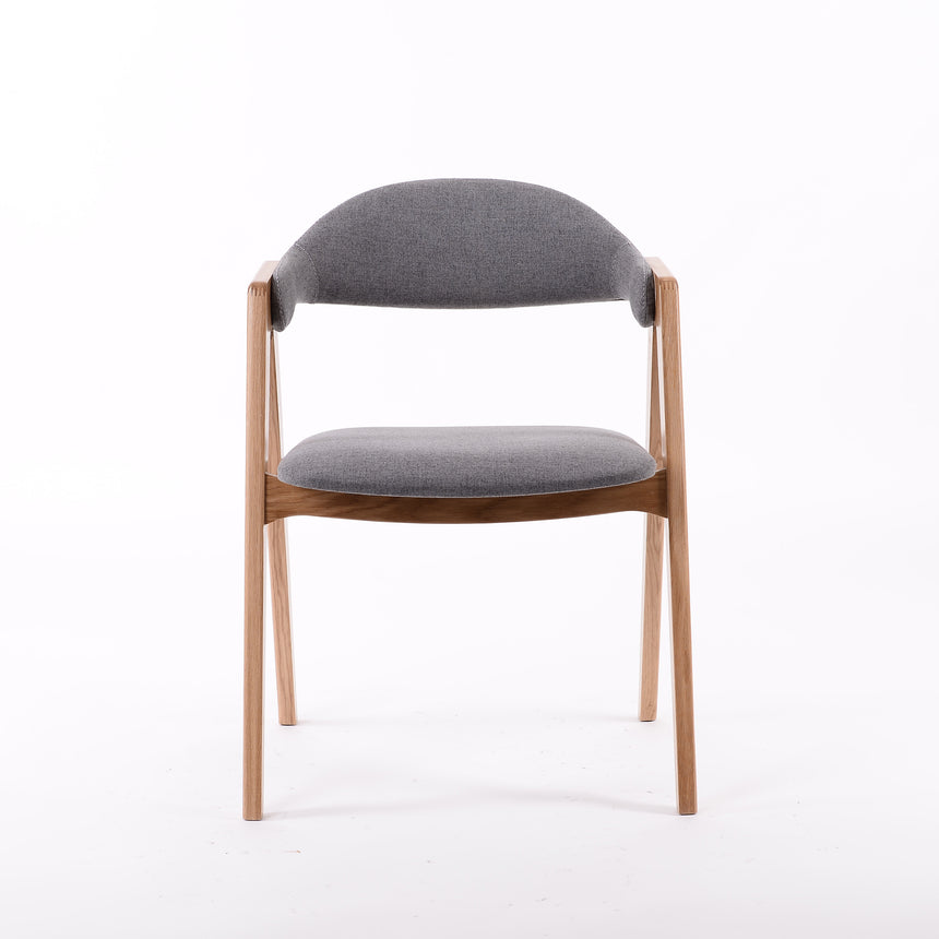 Silla de comedor Logan (tapizado/tinte opcional) 