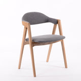 Silla de comedor Logan (tapizado/tinte opcional) 